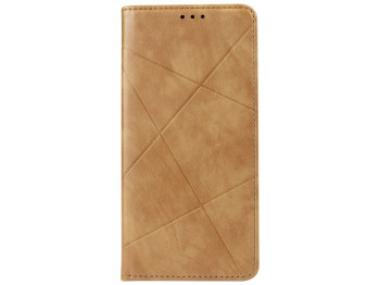 Чохол-книжка Business Leather для Realme 8 Колір Бежевий