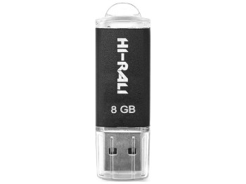 USB флеш-накопичувач Hi-Rali Rocket 8gb Колір Чорний