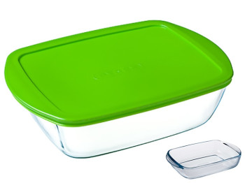 Форма для запікання Pyrex Cook&Store, 23x15x6,5см, з кришкою, прямокутна, 3426470020121