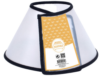 Захисний комір для тварин, пластик, текстиль