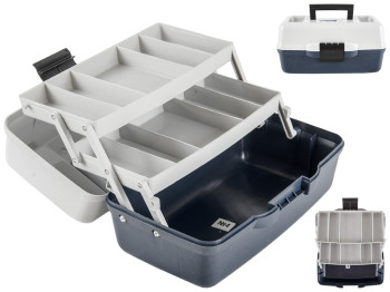 Ящик для снастей 2-ярусный с непрозрачной крышкой Aquatech 30,8х18,5х15,3см