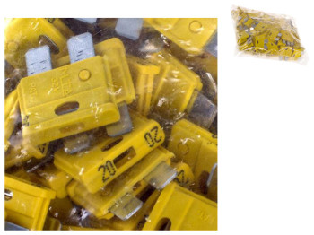 Предохранитель Euro 20А, 1035-4 20A (цена за набор 100шт)