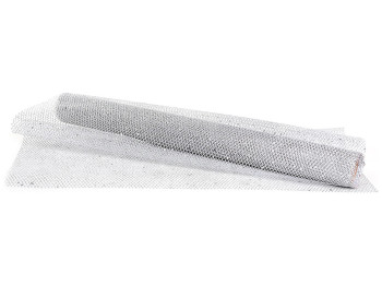 Текстиль для декораций, цвет - серебряная сетка