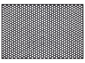 Килимок гумовий Cota, побутовий, рельєфна поверхня, 2,7кг, 600×900×9мм, колір чорний