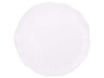 Тарілка десертна Star, порцеляна, 22×21,5×1,5см, колір білий