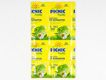 Пластини для фумігатора "Picnic family" 10шт