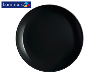 Тарілка підставна Luminarc "Diwali noir" чорна D27см 14630