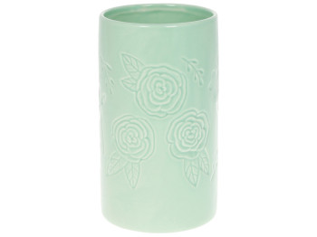 Ваза, 19см, колір - зелена мята