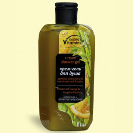 Крем-гель для душа "Energy of Vitamins" - "Цветки апельсина и тропический бамбук" 260мл