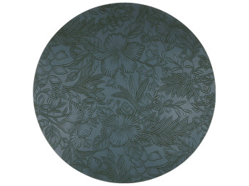 Салфетка-плейсмат сервировочная Floral синий, D38см