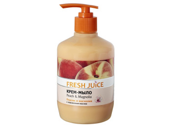 Крем-мыло жидкое Fresh Juice с глицерином "Peach & Magnolia" персик и магнолия 460мл