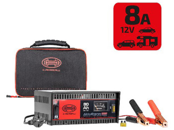 Зарядное устройство Heyner PRO 8A, 12V, 18-80AHR, стрелочный индикатор