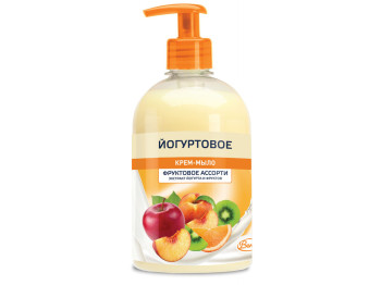 Крем-мыло йогуртовое "Фруктовое ассорти" 500гр