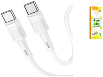 Кабель USB Hoco X83 60W Type-C to Type-C, Белый