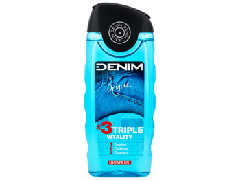 Чоловічий гель для душу Denim Original Triple Vitality, 400мл