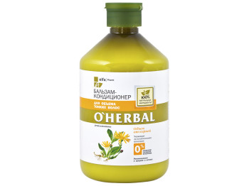 Органический бальзам-кондиционер O’Herbal для объема тонких волос 500мл