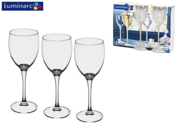 Бокалы Luminarc "SIGNATURE" 190мл (цена за набор 3шт) 17324
