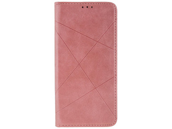 Чехол-книжка Business Leather для Xiaomi Redmi Note 10 Pro Цвет Розовый
