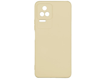 Чохол Full Case TPU+Silicone Touch No Logo для Xiaomi POCO F4 4G/5G Колір 11, Ivory