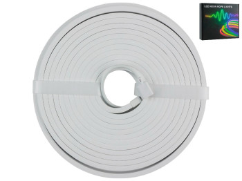 Неоновая лента DX-3535, 5м, Rgb 3535, с пультом, адаптерами и креплением, 235×210×50мм, черный