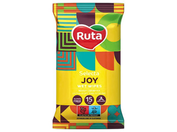 Вологі серветки Ruta Selecta Joy, 15шт