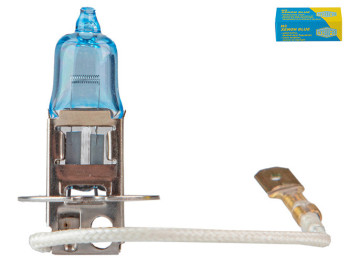 Лампа автомобільна галогенна для фари Trifa H3, 12V, 55W Xenon blue, цоколь PK22s (61658)