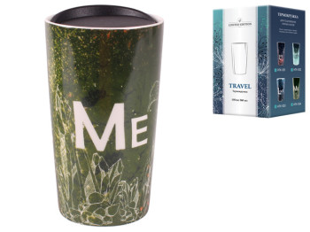 Чашка Limited Edition Travel Me, з кришкою, 360мл, 6900066877650