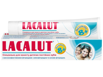 Паста зубна Lacalut Teens 8+, видалення нальоту, захист емалі, м'ятно-цитрусовий смак, 50мл