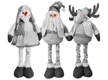 Фигура новогодняя Santa&Co, 49-97см (ноги-телескоп)