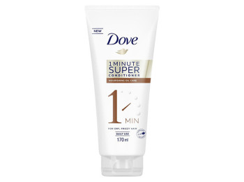 Кондиціонер для волосся Dove 1 Minute Super Conditioner Однохвилинний Поживний догляд 170мл