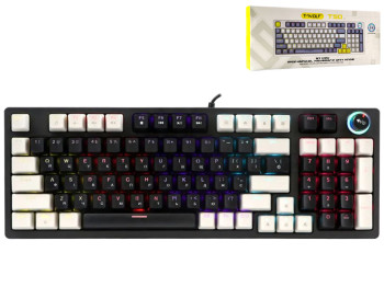 Клавиатура игровая TWolf T50 Blue Switch, Цвет Черный