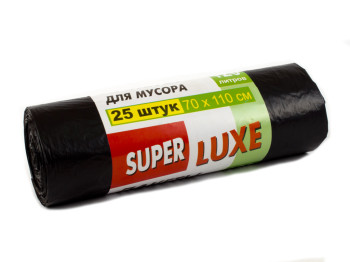 Мусорные пакеты 120л. "Super Luxe" 25шт