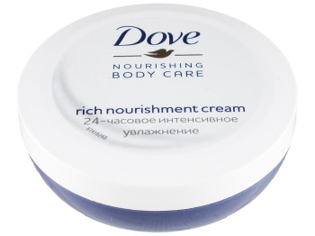 Крем для рук Dove Nourishing body care "Живильний" 24г інтенсивне зволоження 75мл