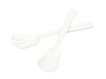 Ложка і виделка для салату Гемопласт 23783