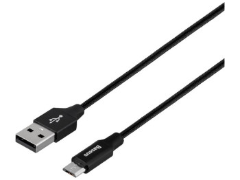 Кабель USB Baseus USB to Micro 2A 1.5M CAMYW-B Цвет Чёрный, 01