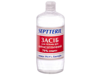 Средство для гигиены рук Septteril Антисептическое 70% спирта 1000мл