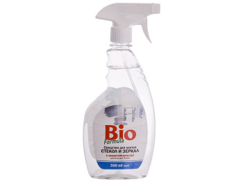 Средство для мытья стекол и зеркал Bio Formula, с эффектом Анти-пар, 500мл