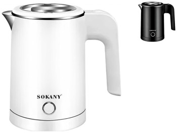 Электрический чайник Sokany, 1000Вт, 500мл