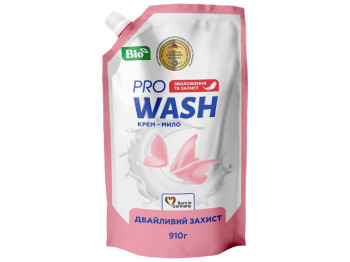 Жидкое крем-мыло Pro Wash Заботливая защита, 910г, дойпак