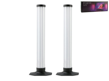 Студийная лампа DX24016-33CM-BT-2, RGB, 10 ватт, управление Bluetooth и пультом, цвет черный