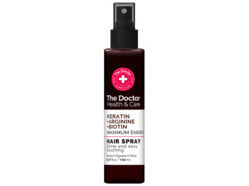 Спрей для волос The Doctor Health&Care Keratin + Arginine + Biotin, Максимум энергии, 150мл