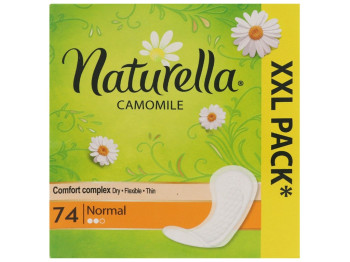 Прокладки гигиенические ежедневные Naturella Camomile Normal Quatro (с ароматом ромашки) 74шт