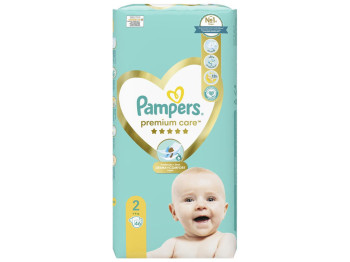Подгузники Pampers Premium Care Mini, размер 2 (4–8 кг), 46шт