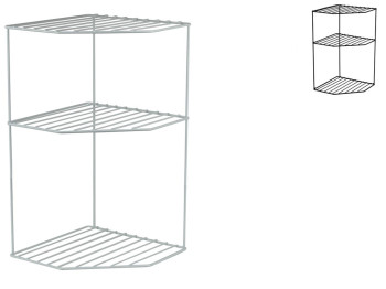 Полка-органайзер кухонная L, 3 яруса, настольная, 25х25х43см