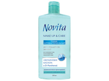 Тонік антибактеріальний Novita Makeup&care 200мл