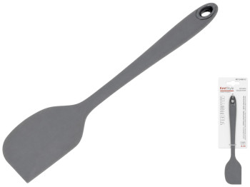 Лопатка кухонная Kmt Style, силикон, 21×4см, цвет серый