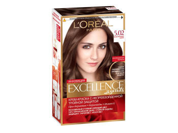 Краска для волос "Excellence Creme" повышенной устойчивости, оттенок 5.02
