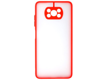 Чехол Totu Copy Gingle Series with Frame для Xiaomi Poco X3 Цвет Красный
