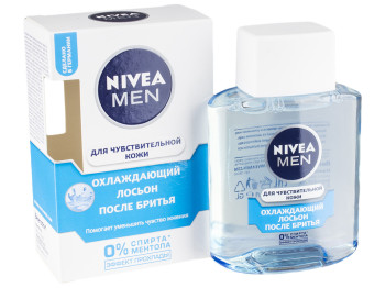 Лосьйон після гоління Nivea men "Охолоджуючий" для чутливої шкіри 100мл