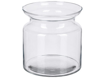 Ваза Glasset Aura, скляна, прозора, 15 см